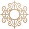 Ekena Millwork Dijon Wood Fretwork Pierced Ceiling Medallion, Alder, 40"OD x 13"ID x 1/4"T CMWP40X40X0250DIAL - alternate 1